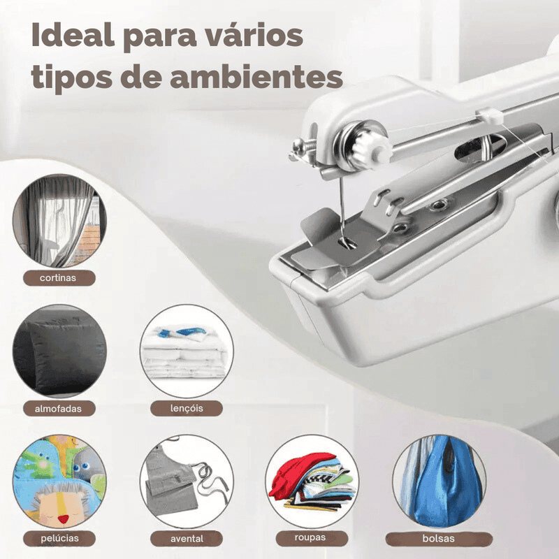 Mini Máquina de Costura Manual Portátil - Modern Casa