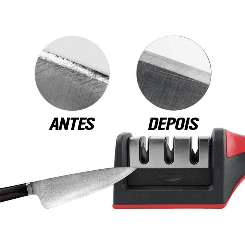 Amolador Afiador De Facas e Tesouras Profissional - Modern Casa