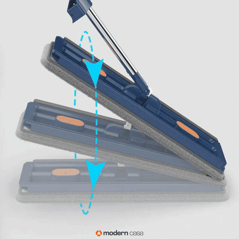 Mop de Limpeza Flat Slim 360º + Balde Retrátil - Modern Casa