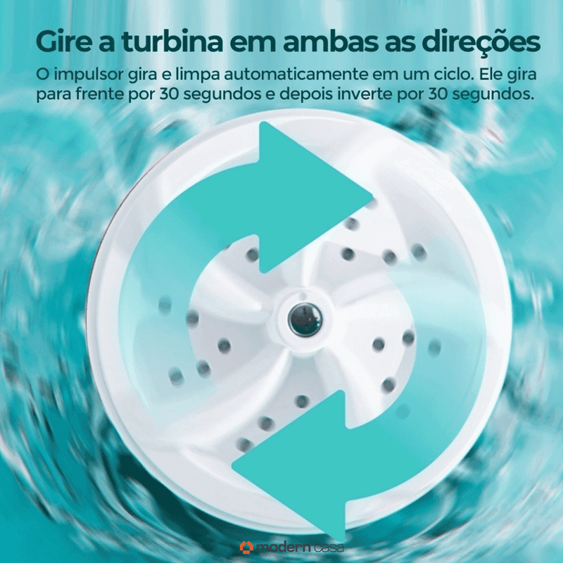 Mini Máquina de Lavar Portátil - SuperClean - Modern Casa