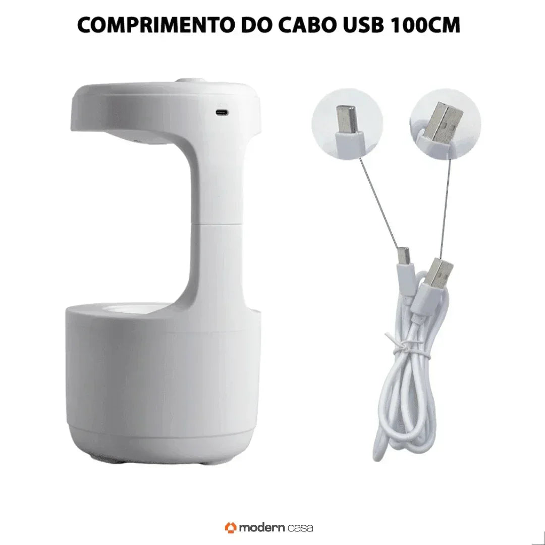 Difusor e Umidificador de Ar Anti Gravidade - Modern Casa