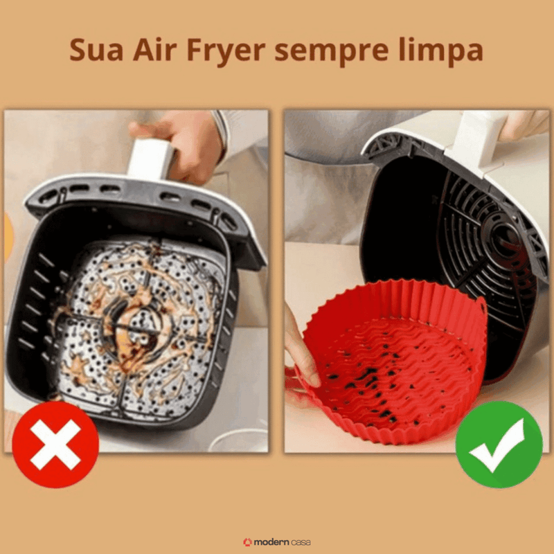 Forma de Silicone para AirFryer - Compre 1 Leve 2 - Modern Casa