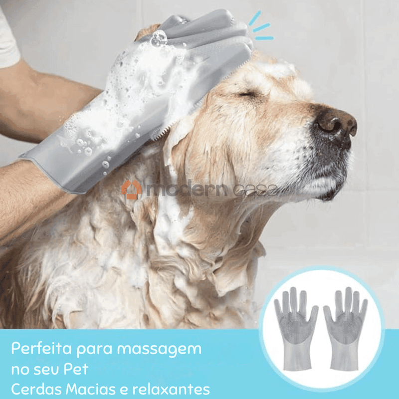 Luva Mágica Silicone para Lavar Louça - Multiuso - Modern Casa
