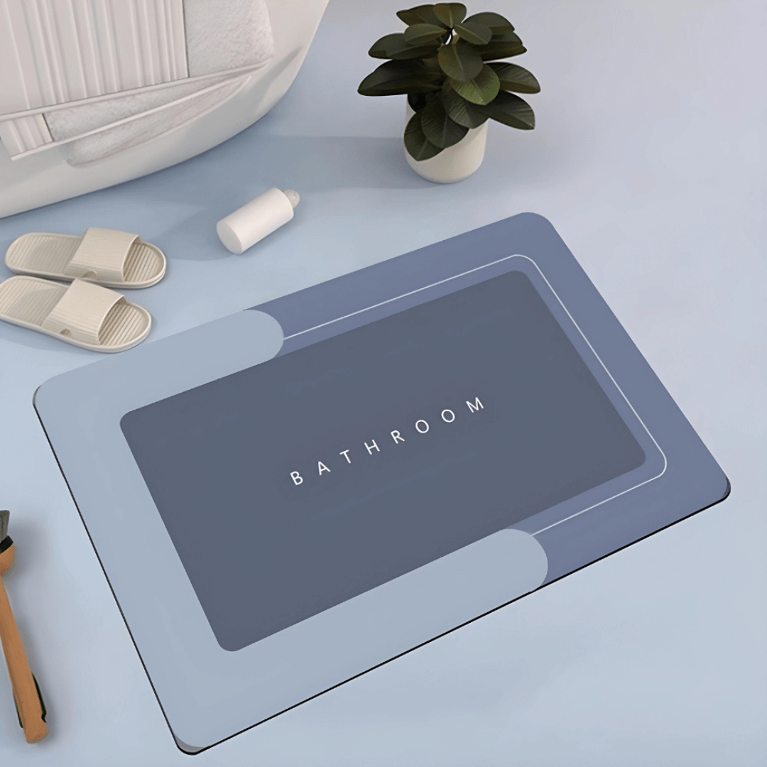 Tapete Mágico Absorvente Antiderrapante para Banheiro