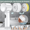 Escova de Limpeza Elétrica Multifuncional Turbo Clean - Modern Casa