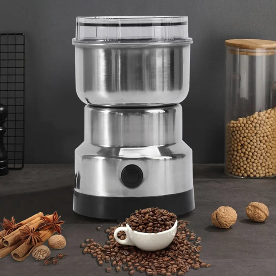 Moedor de Café Elétrico Multifuncional em Aço Inox