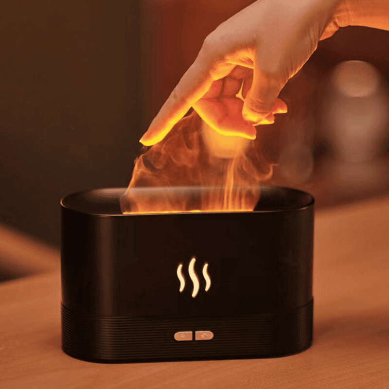 Difusor De Aromas Umidificador Lareira Aromaterapia