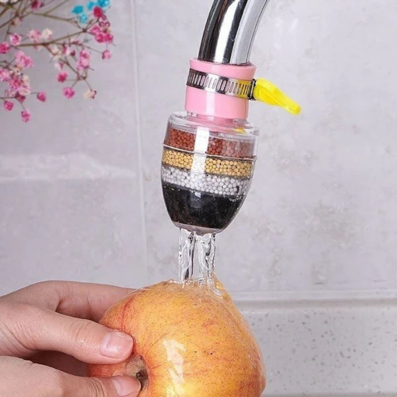 Mini Purificador de Água com Filtro para Torneira