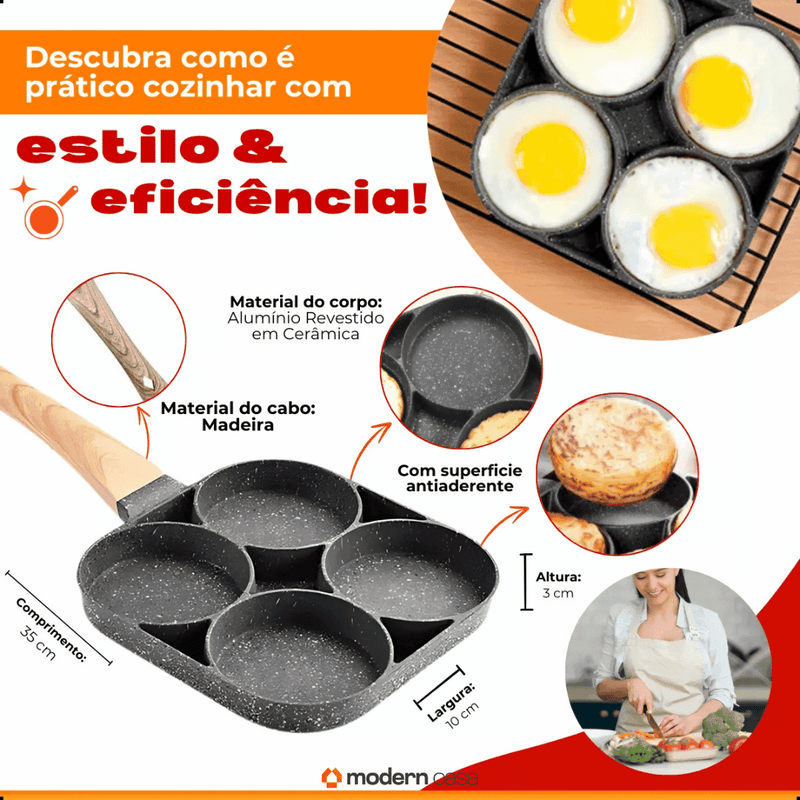 Frigideira Antiaderente 4 em 1 - Modern Casa