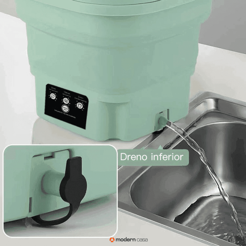 Mini Máquina de Lavar Portátil TurboClean - Modern Casa