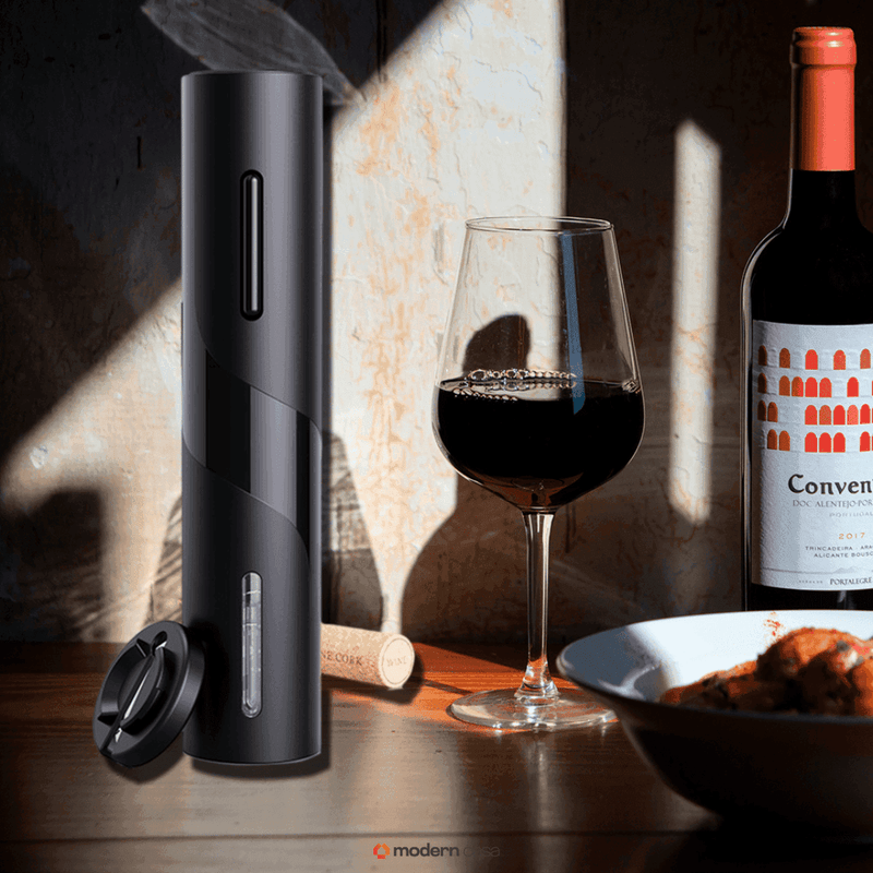 Abridor Elétrico Para Garrafas de Vinhos - Modern Casa
