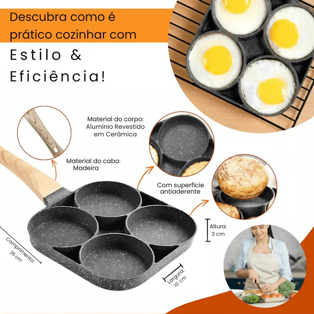 Frigideira Antiaderente 4 em 1 - Modern Casa