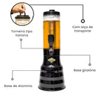 Torre de Chopp Portátil 2L com Torneira Italiana