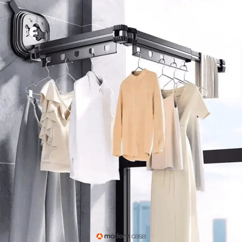 Varal Sem Perfuração Extensível Dobrável - Modern Casa