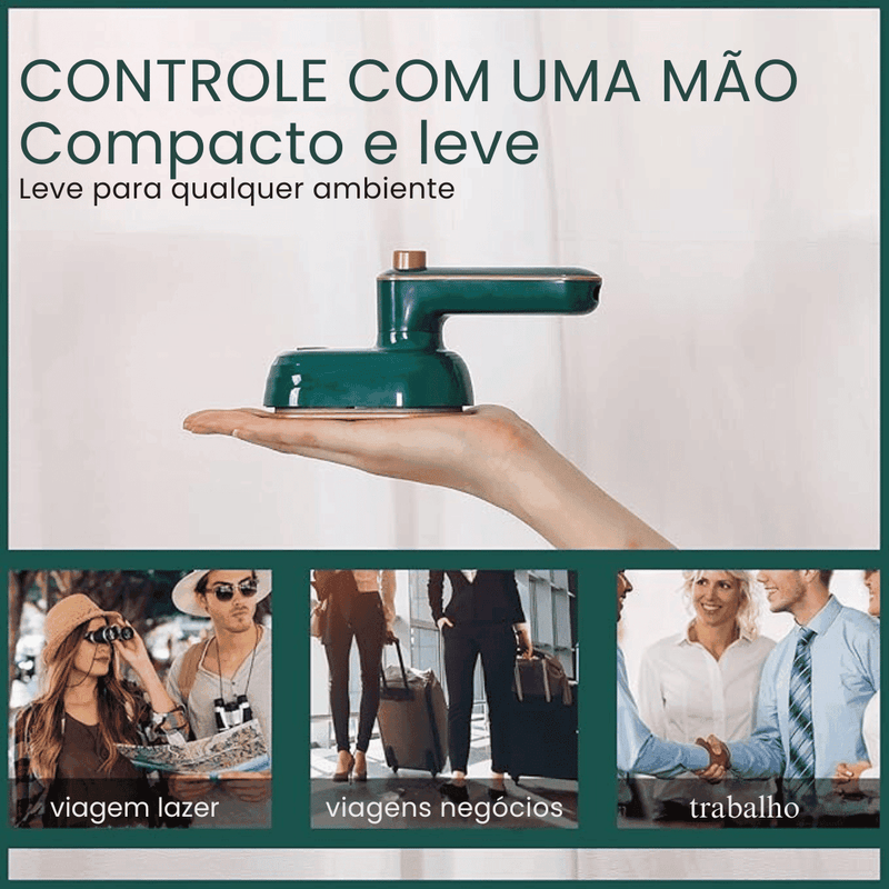 Mini Ferro de Passar Roupas a Vapor - Modern Casa