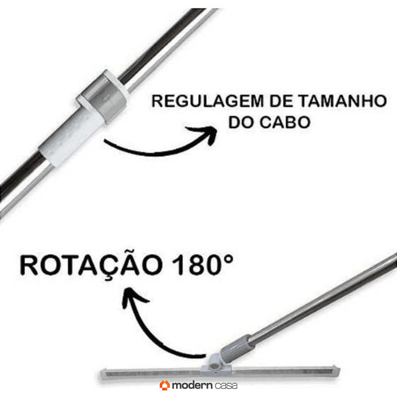 Rodo Mágico Dupla Função - Varre e Elimina Água - Modern Casa