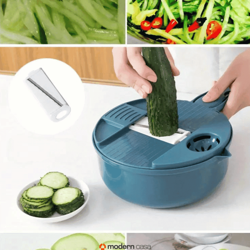 Cortador de Legumes e Vegetais Profissional 12 em 1 - Modern Casa