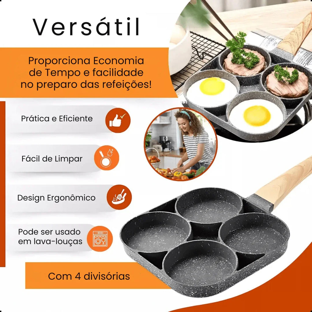 Frigideira Antiaderente 4 em 1 - Modern Casa