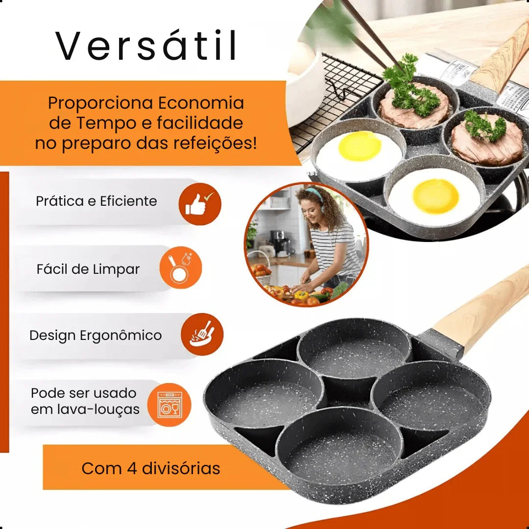 Frigideira Antiaderente 4 em 1 - Modern Casa