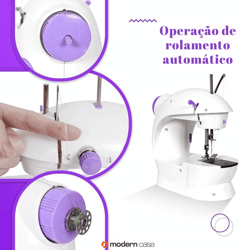 Mini Maquina Costura Portátil Elétrica - Modern Casa