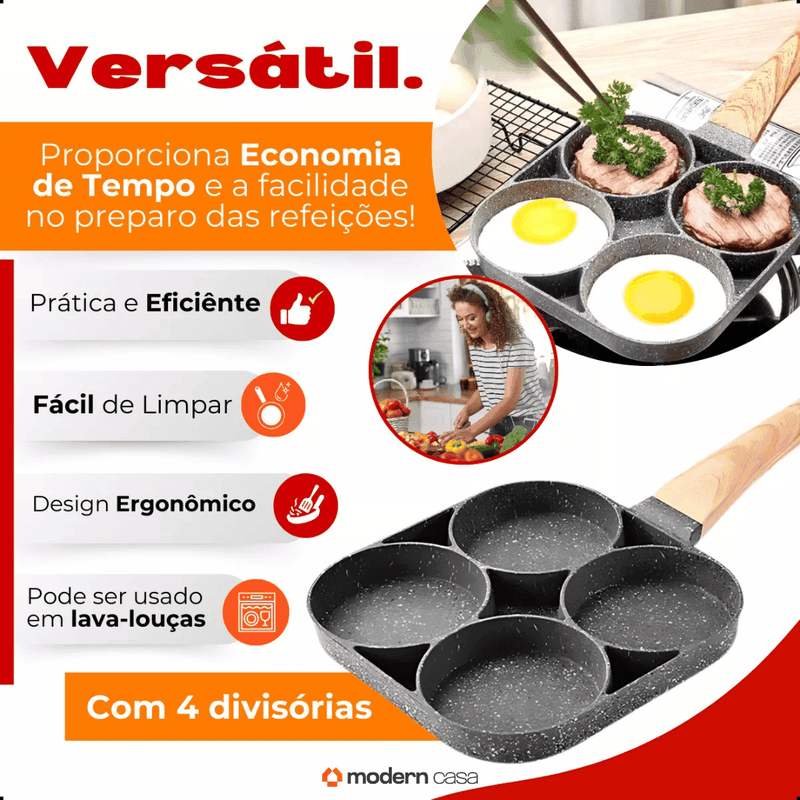 Frigideira Antiaderente 4 em 1 - Modern Casa