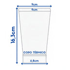Copo Térmico Brasil 473ml Personalizado a Laser