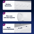 Luminária Multifuncional Carregador por Indução e Alto Falante - Modern Casa