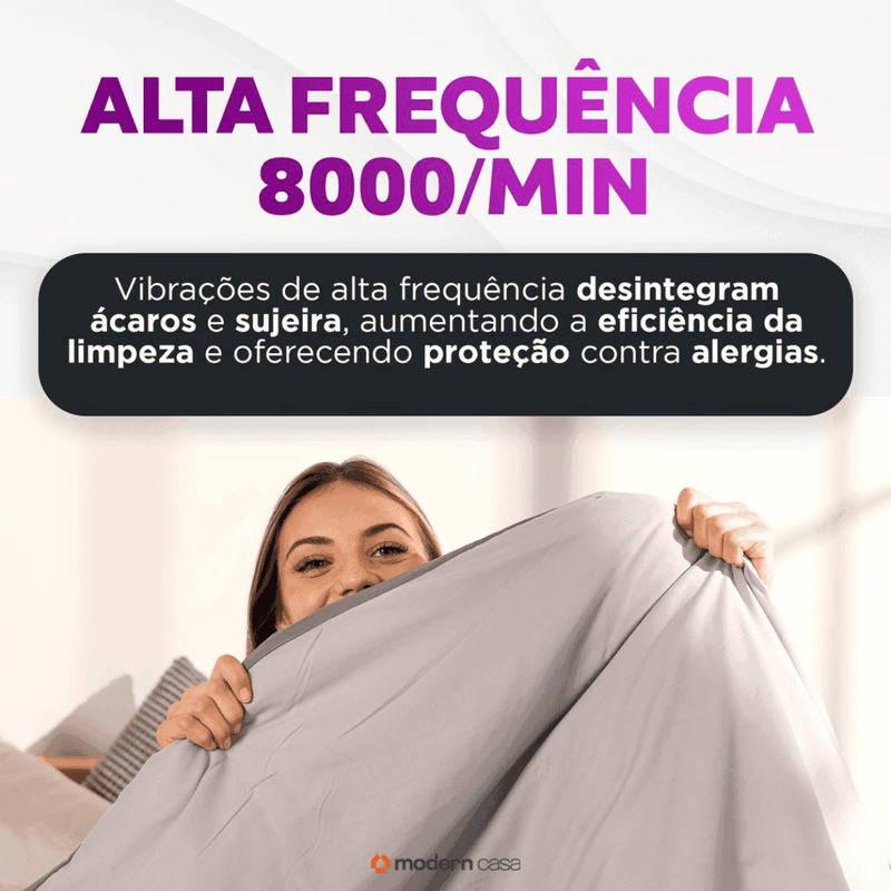 Aspirador Portátil Anti-Ácaro Esterilização Sem Fio - Modern Casa
