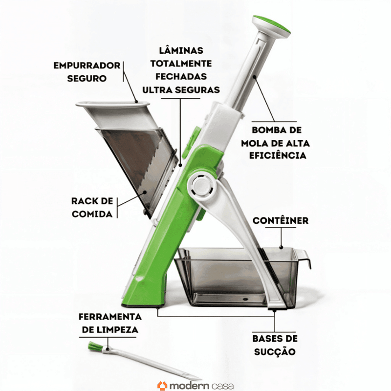 Cortador Mandoline Multifuncional 5 Funções - Modern Casa