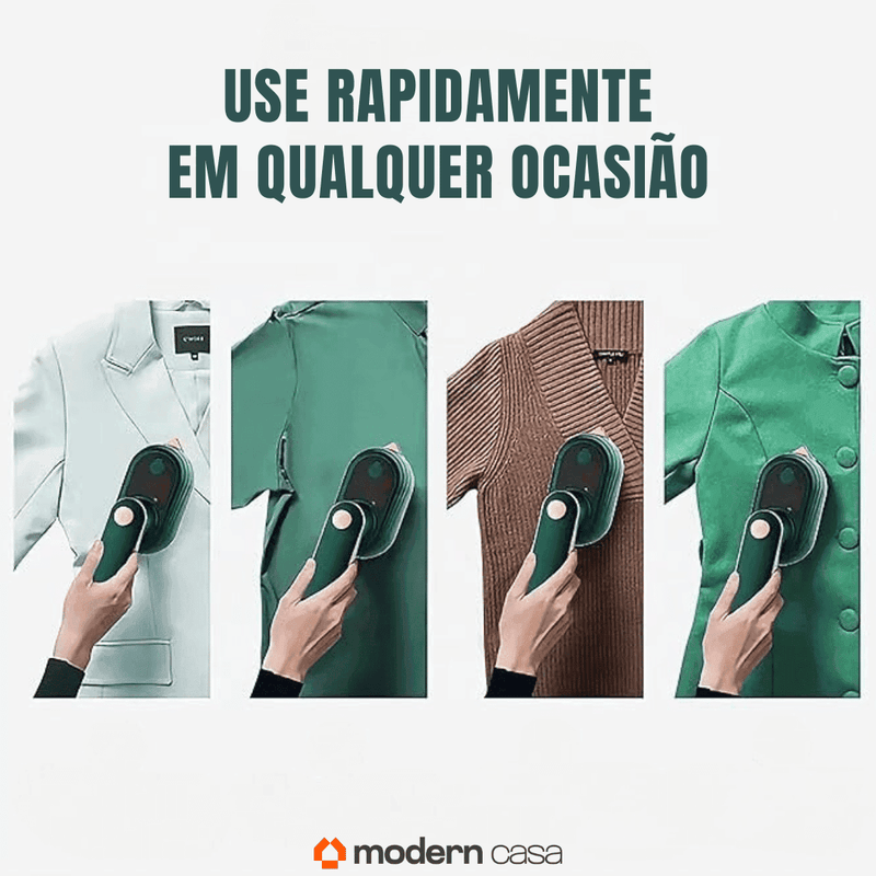 Mini Ferro de Passar Roupas a Vapor - Modern Casa