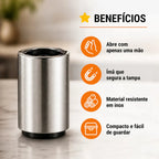 Abridor de Garrafa Automático com Ímã – Abridor Magnético em Aço Inox Rápido e Prático