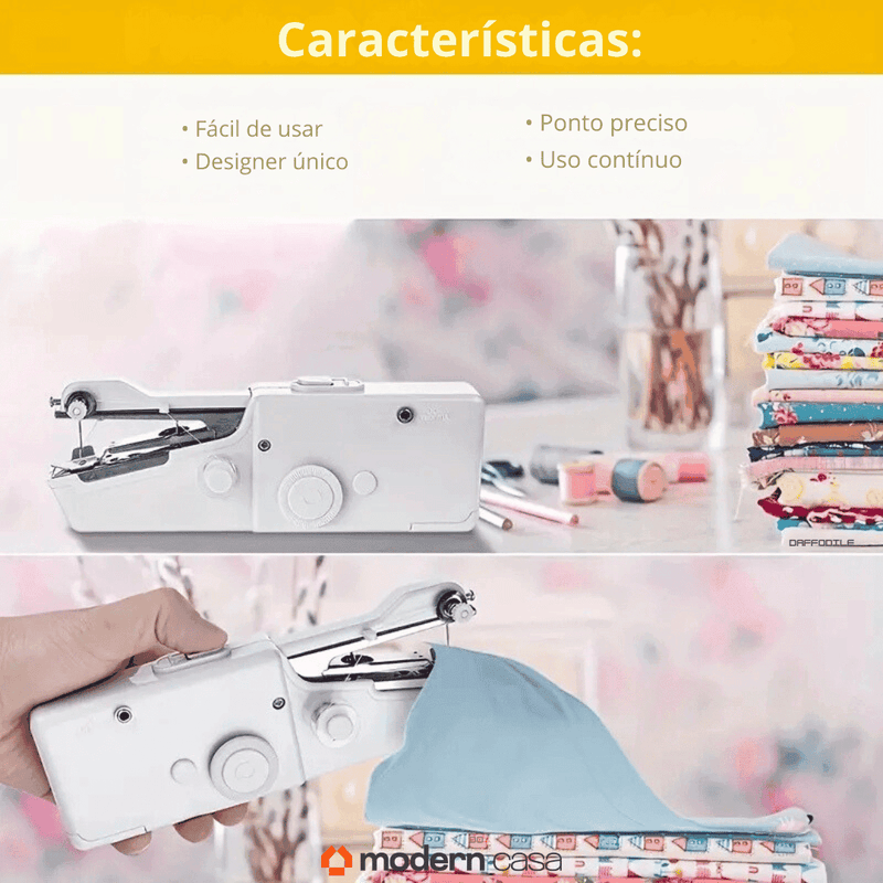 Mini Máquina de Costura Manual Portátil - Modern Casa