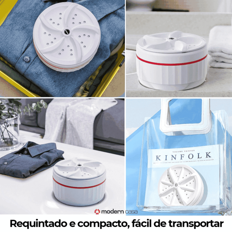 Mini Máquina de Lavar Portátil - SuperClean - Modern Casa