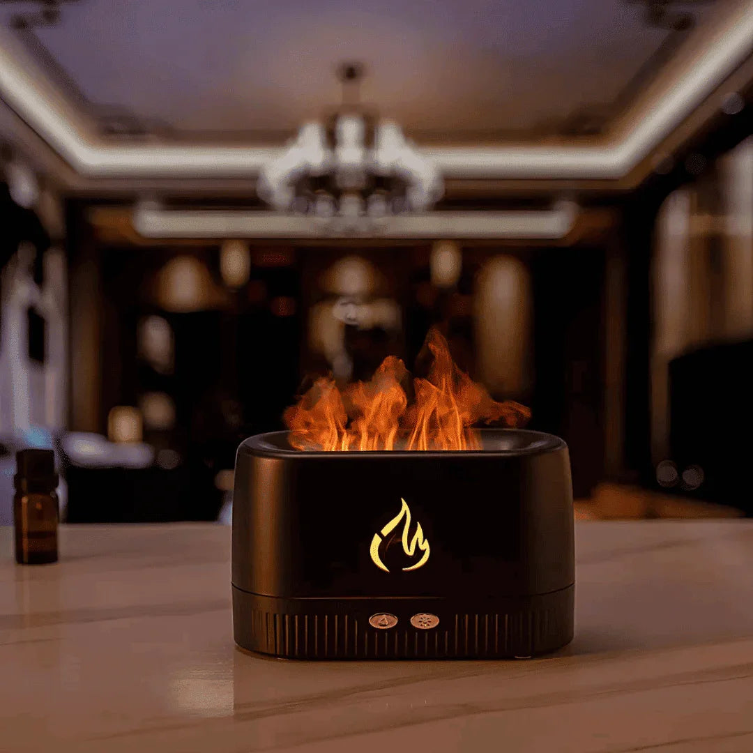 Difusor De Aromas Umidificador Lareira Aromaterapia