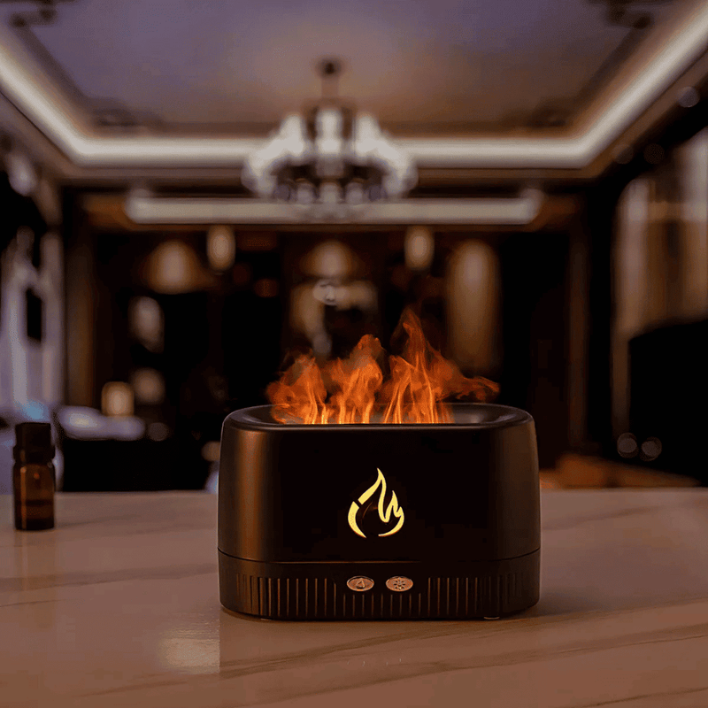 Difusor De Aromas Umidificador Lareira Aromaterapia