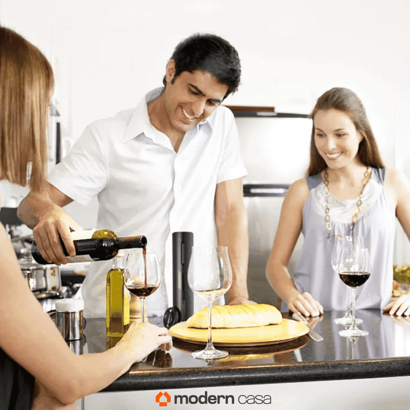 Abridor Elétrico Para Garrafas de Vinhos - Modern Casa