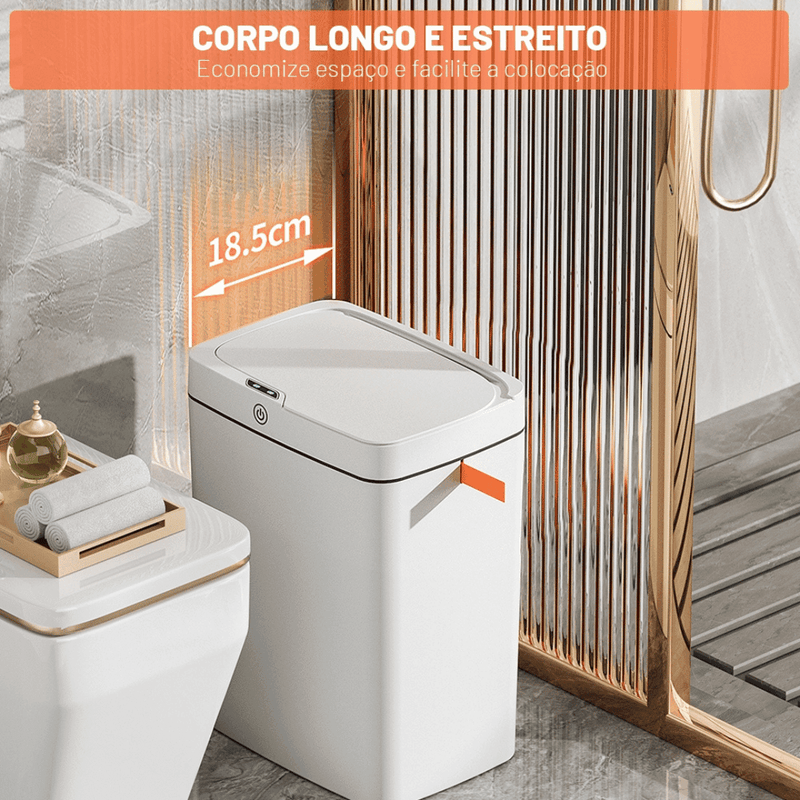 Lixeira Automática Inteligente Com Sensor 15 Litros - Modern Casa