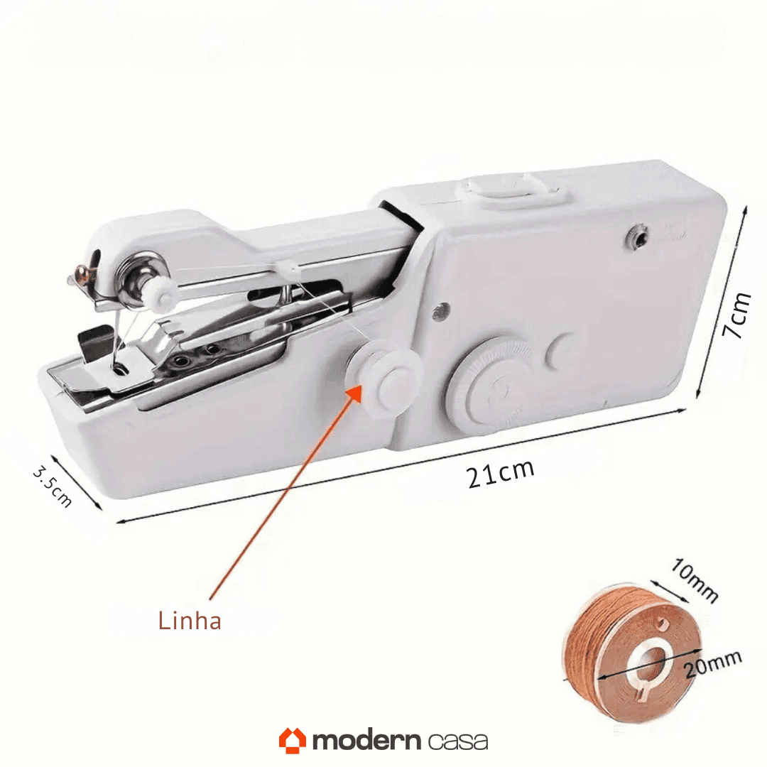 Mini Máquina de Costura Manual Portátil - Modern Casa