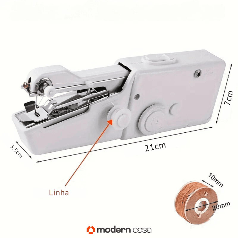 Mini Máquina de Costura Manual Portátil - Modern Casa