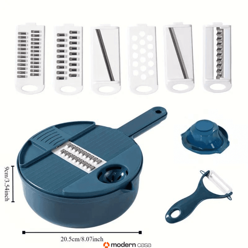 Cortador de Legumes e Vegetais Profissional 12 em 1 - Modern Casa