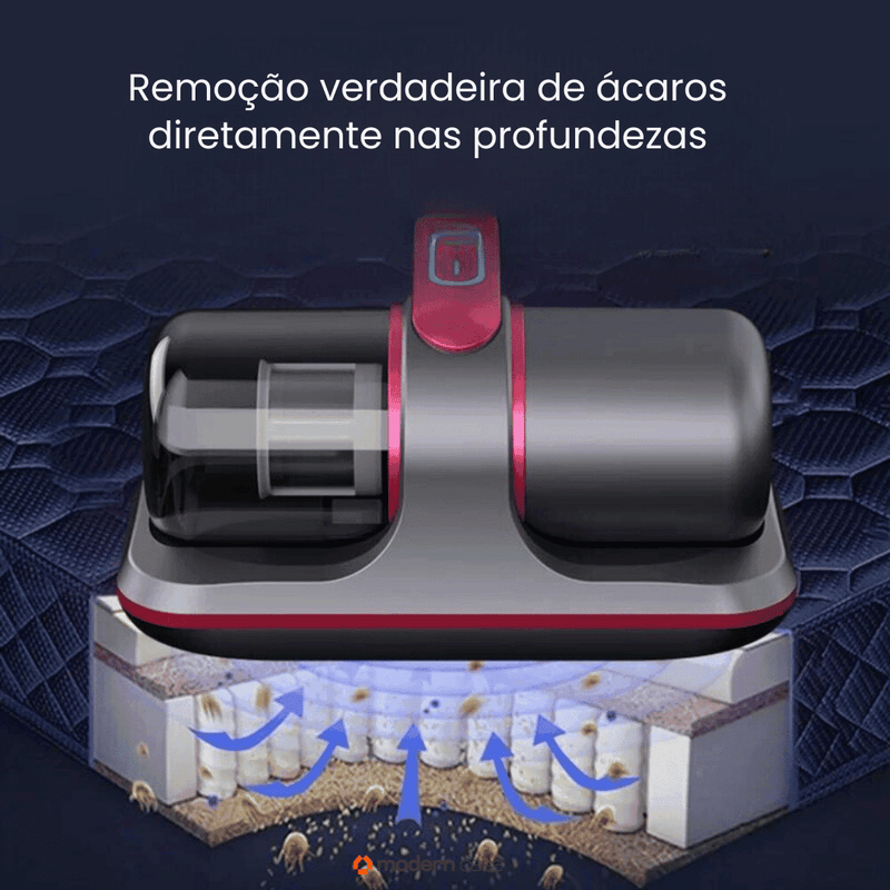 Aspirador Portátil Anti-Ácaro Esterilização Sem Fio - Modern Casa