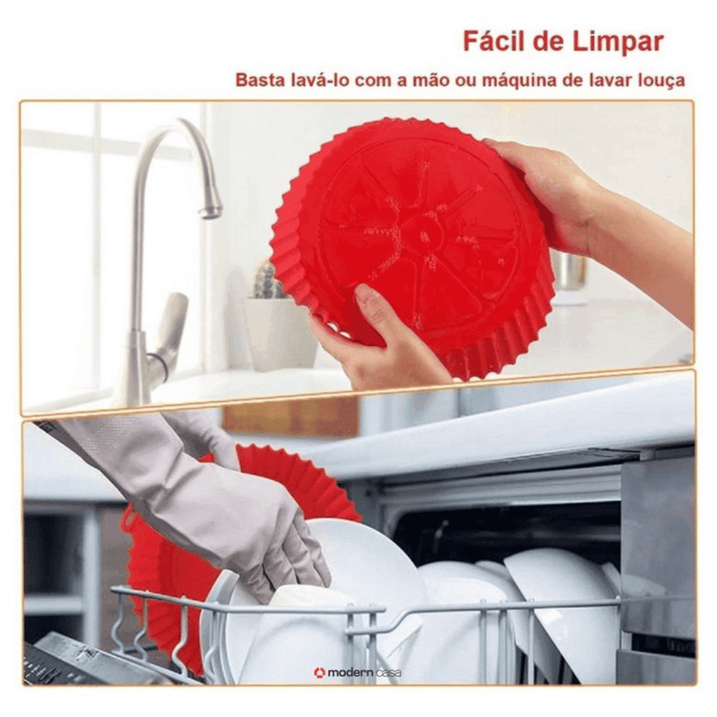 Forma de Silicone para AirFryer - Compre 1 Leve 2 - Modern Casa