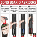 Abridor Elétrico Para Garrafas de Vinhos - Modern Casa
