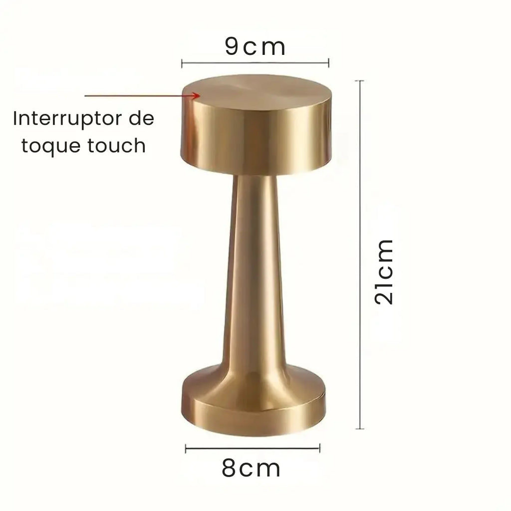 Abajur Candeeiro Touch 