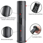 Abridor de Vinho Elétrico Automático - Modern Casa