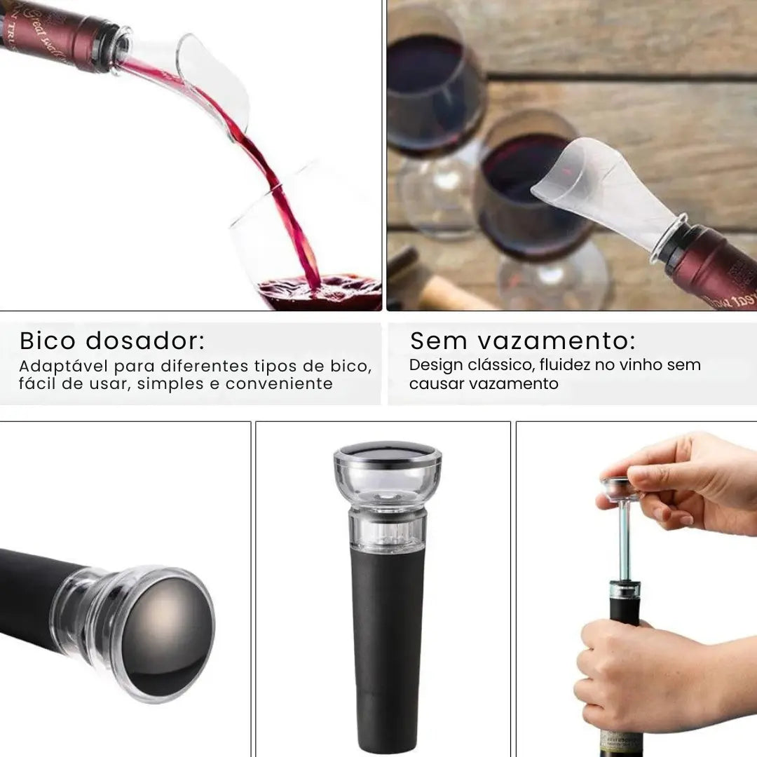 Abridor de Vinho Elétrico Automático - Modern Casa