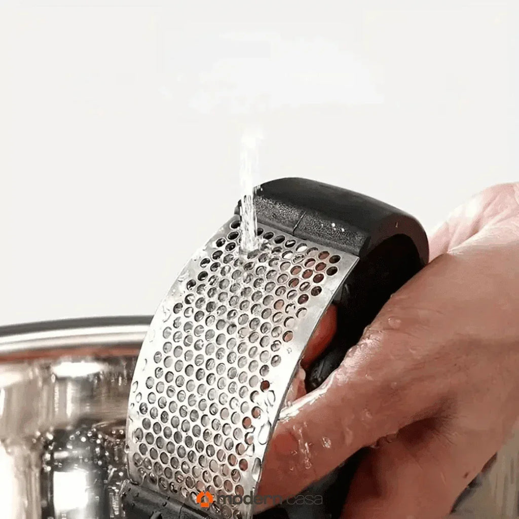 Amassador de Alho Manual Inox - Modern Casa