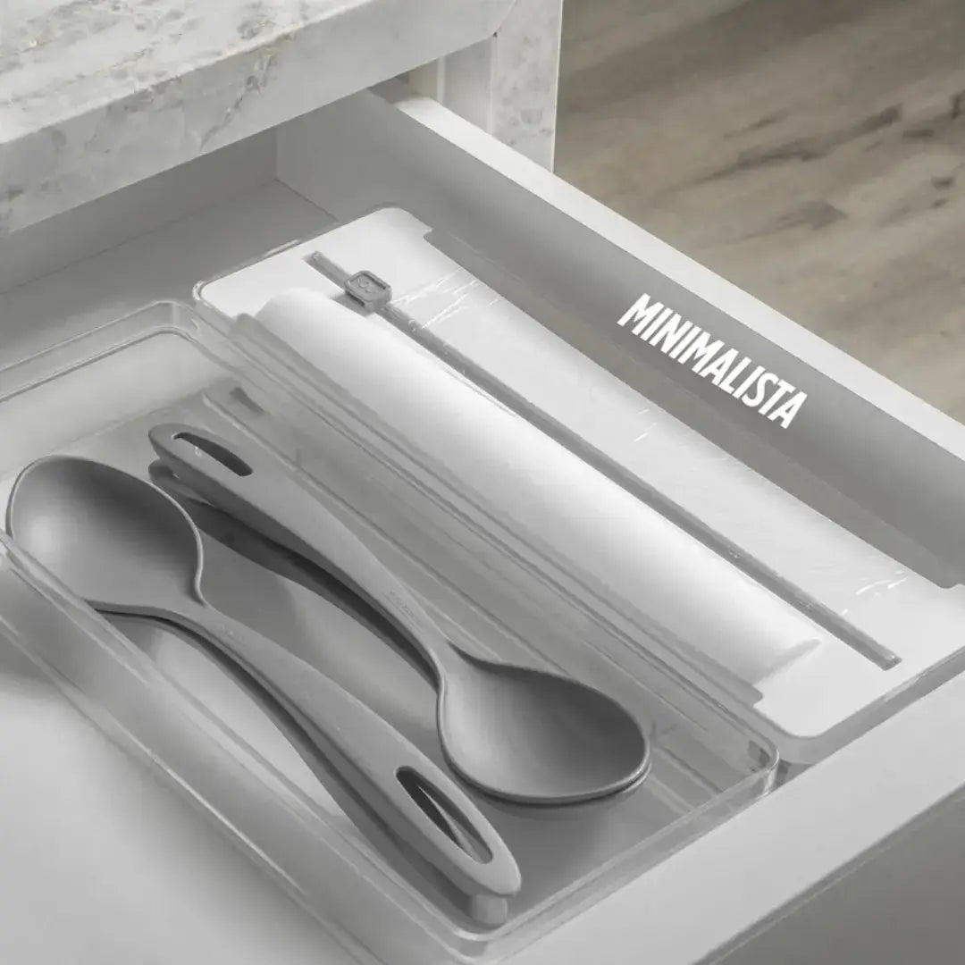 Organizador de Rolos Papel Filme Alumínio Duplo Clear