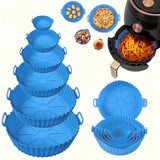 Kit 6 Formas Airfryer Silicone Antiaderente