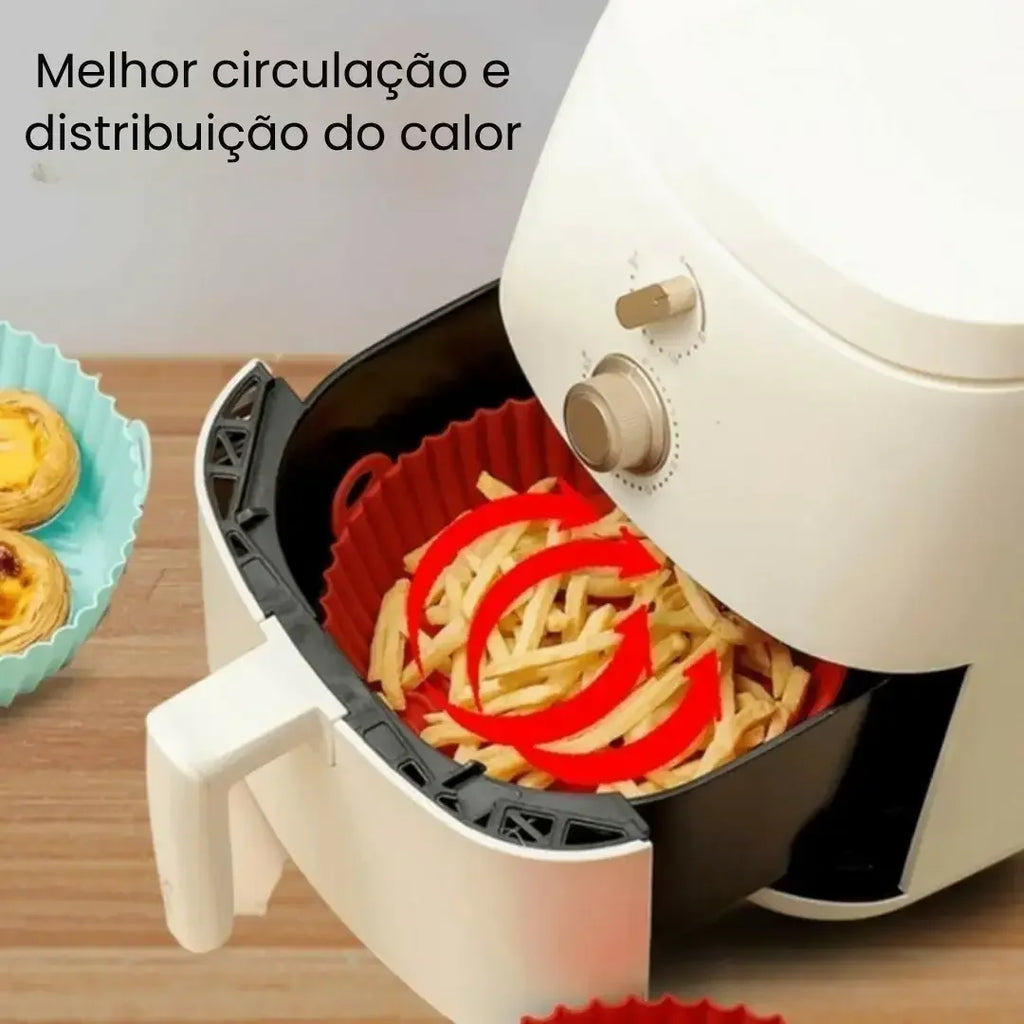 Forma de Silicone Reutilizável para AirFryer - Modern Casa